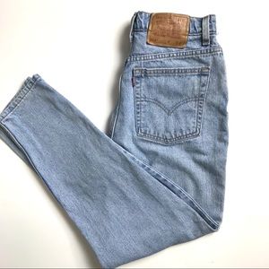 Levi’s Vintage 512 Light Wash High Rise Mom Jeans